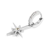 Single earring Marlù Woman Vision in Steel Cristallo 33OR0009 - 33OR0009